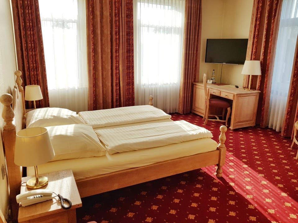 Double Room | In-room safe, desk, blackout drapes, soundproofing
