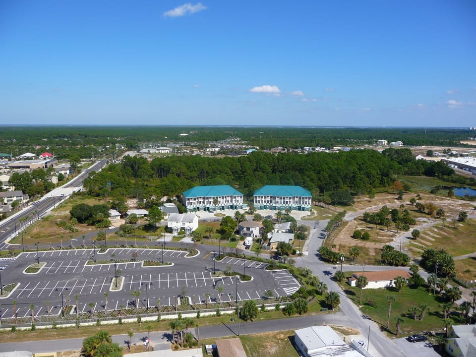 Additional parking lot as seen from my unit
