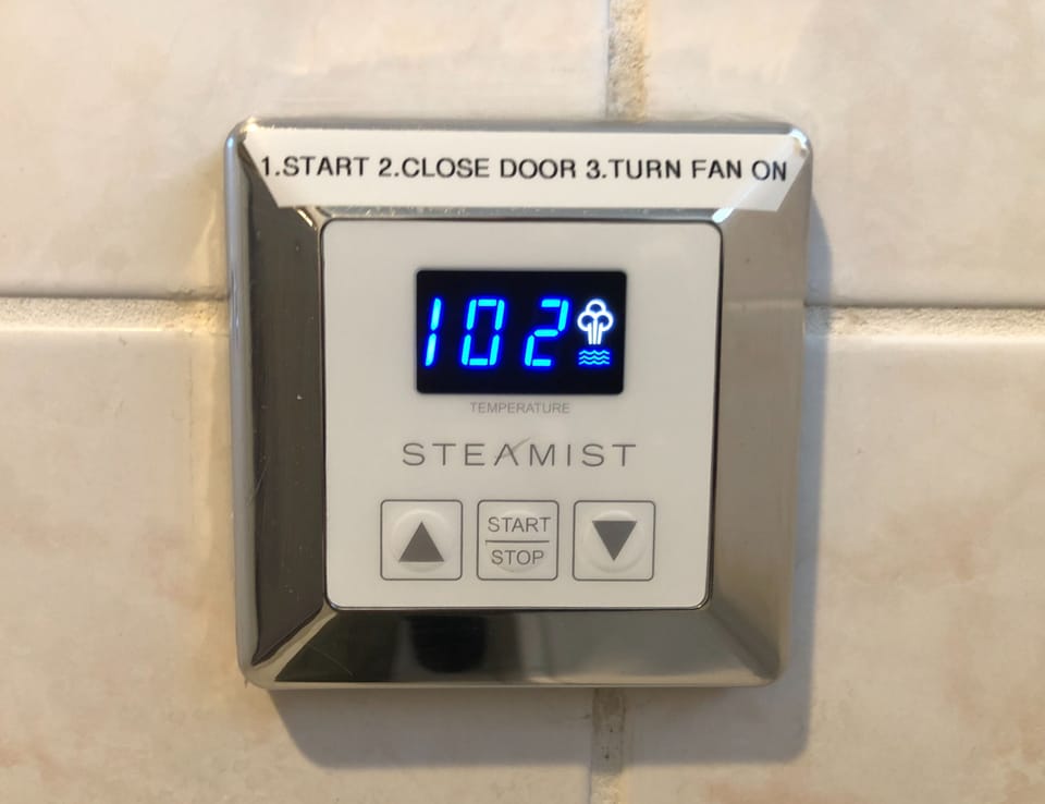 STEAM SHOWER!