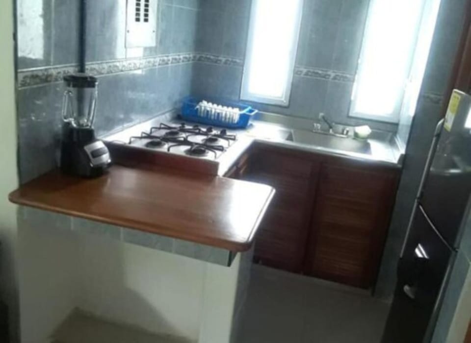 Family Apartment, 4 Bedrooms, Ocean View | Private kitchen | Fridge, microwave, oven, stovetop