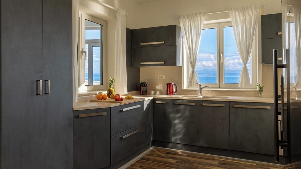 Kitchen With Sea View