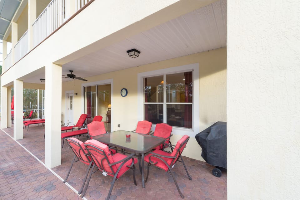Outside dining area