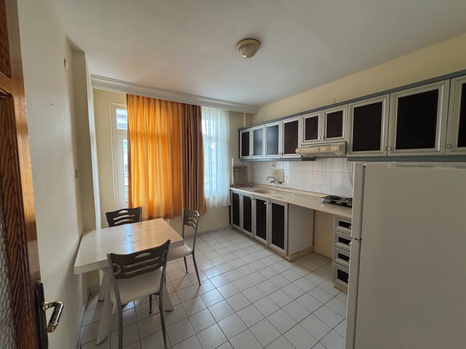 Fridge, electric kettle