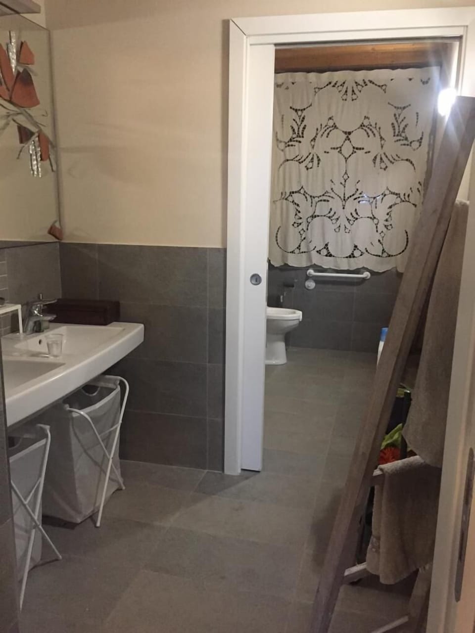 Shower, eco-friendly toiletries, hair dryer, bidet