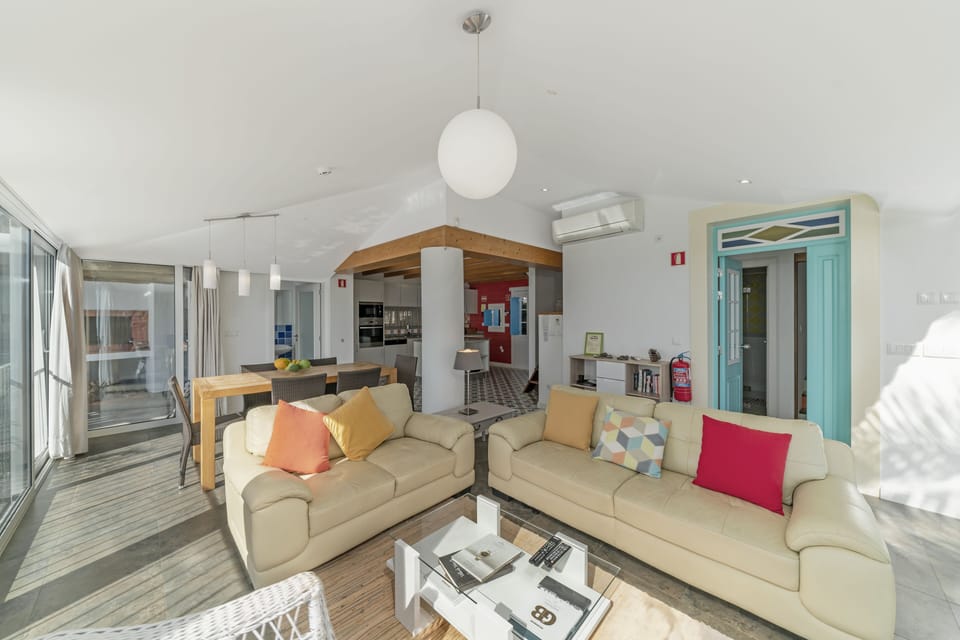 Villa, 3 Bedrooms, Ocean View | Living room | Flat-screen TV