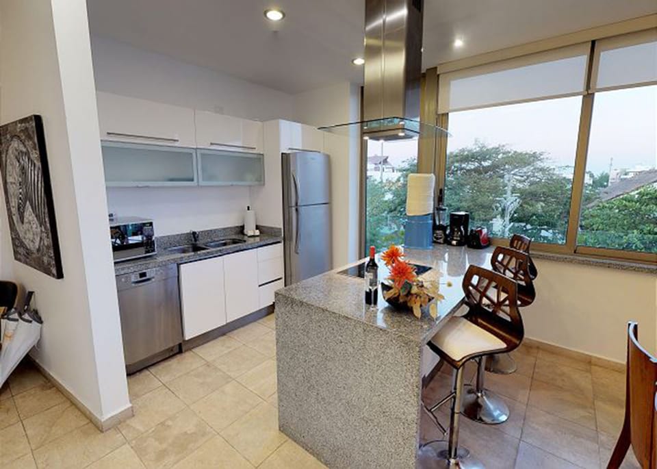 Condo | Private kitchen | Full-size fridge, microwave, oven, stovetop