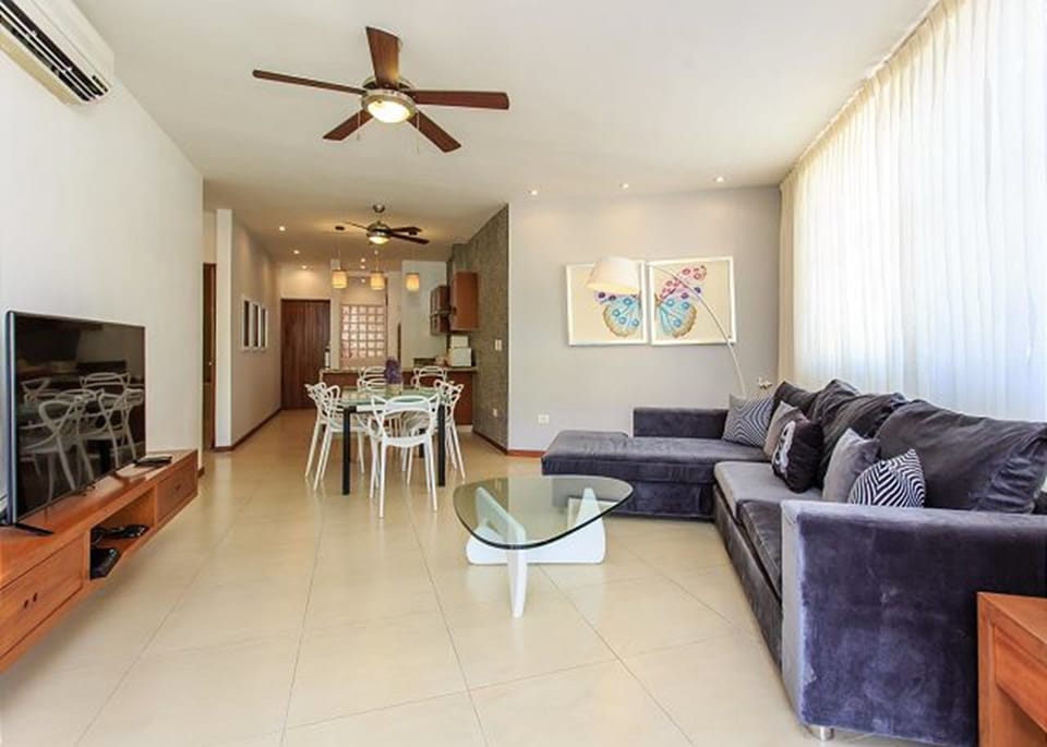Condo | Living room | Flat-screen TV, DVD player