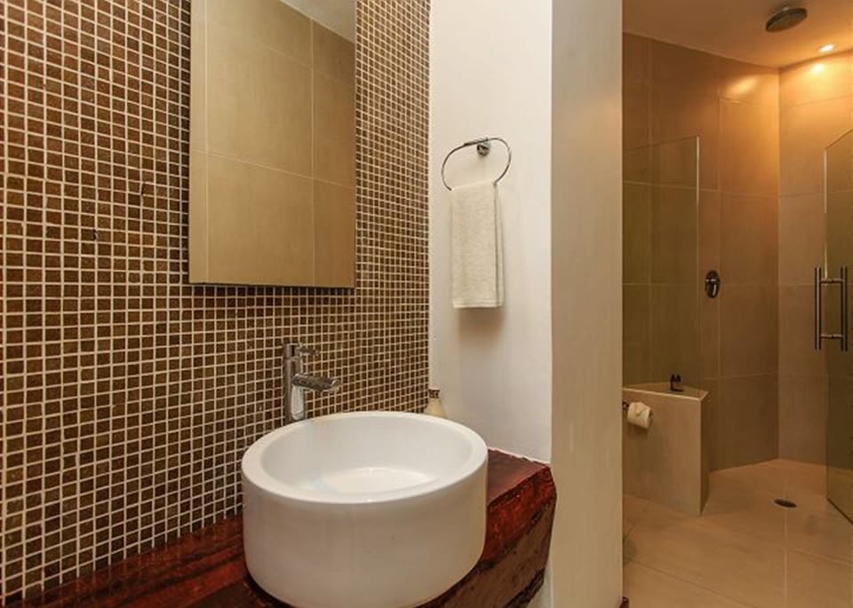 Condo | Bathroom | Shower, free toiletries, hair dryer, towels