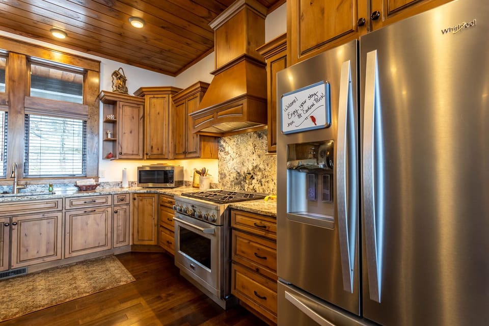 Kitchen with Stainless Appliances and Gas Cooktop