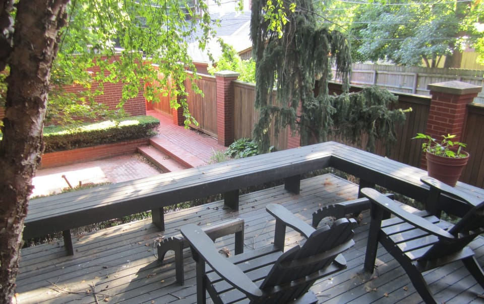 Backyard deck