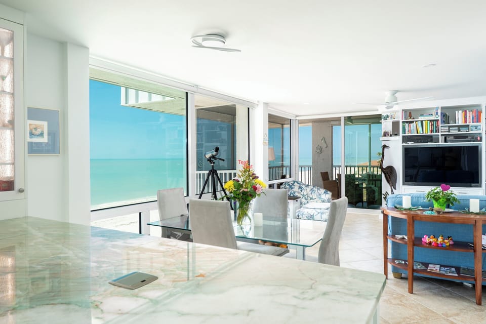 View from kitchen to southwest