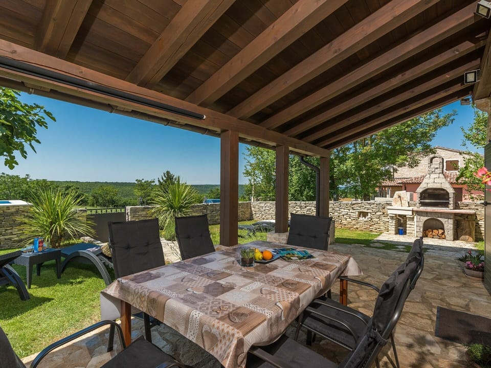 Plant, Table, Property, Furniture, Shade, Sky, Chair, Tree, Interior Design, Wood