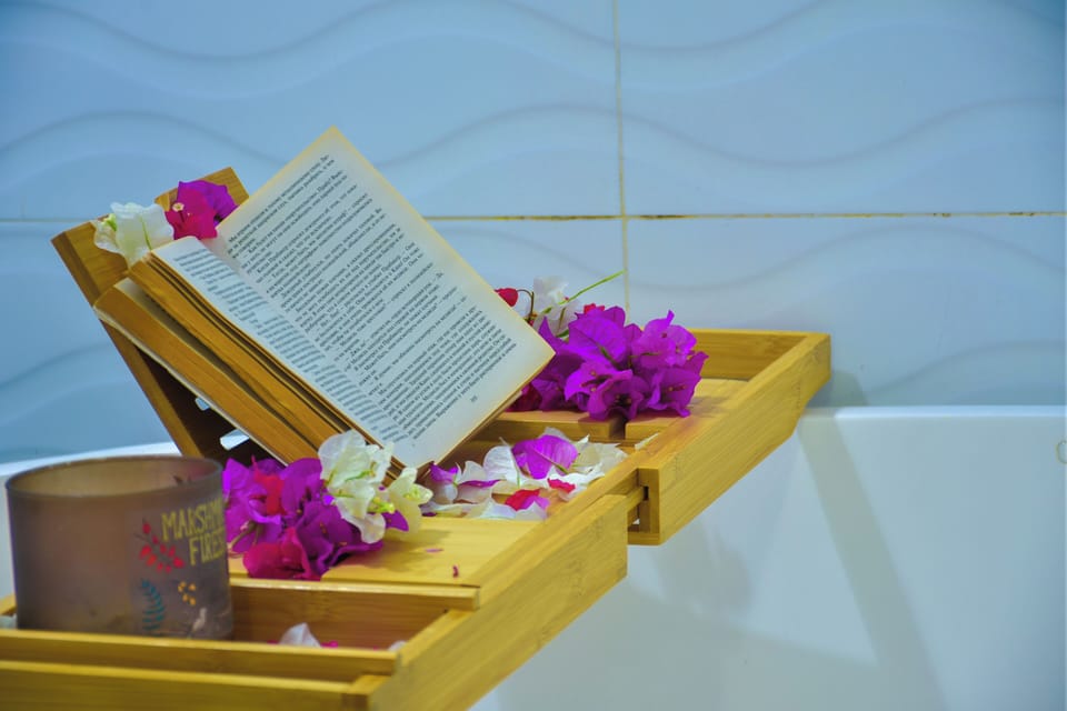 Deluxe Villa, Multiple Beds, Accessible | Bathroom | Separate tub and shower, deep soaking tub, hair dryer, bathrobes