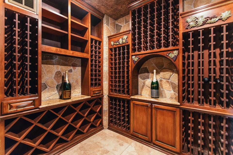 Wine cellar for all your best bottles.