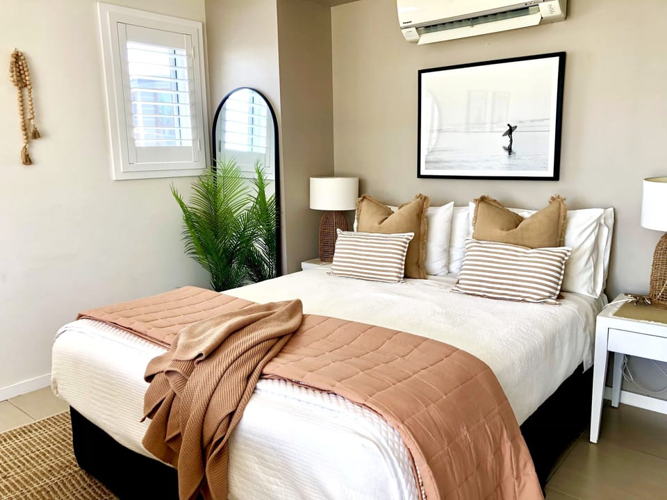 At the end of a day out exploring...sink into your comfy bed. 
