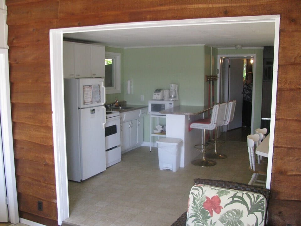 Kitchen area from the living room