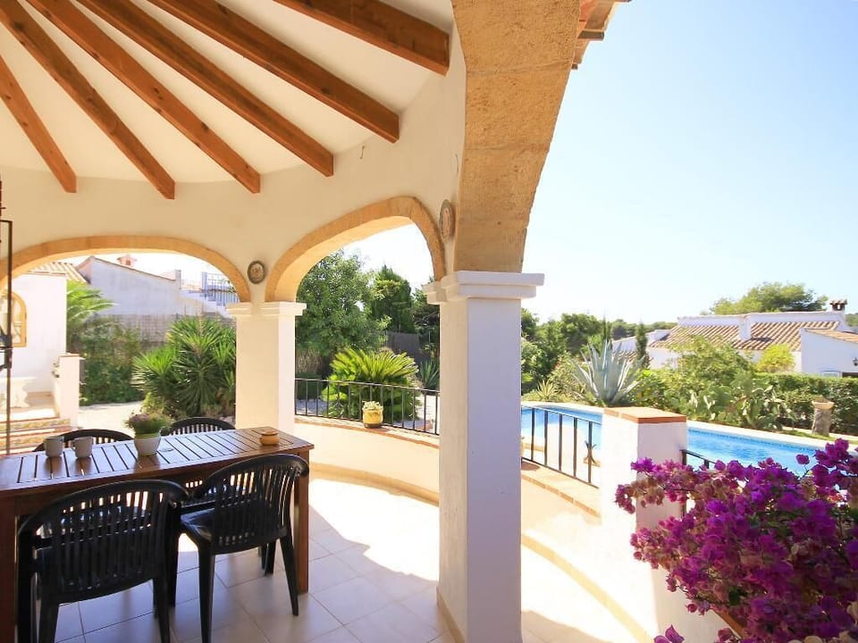 Covered terrace