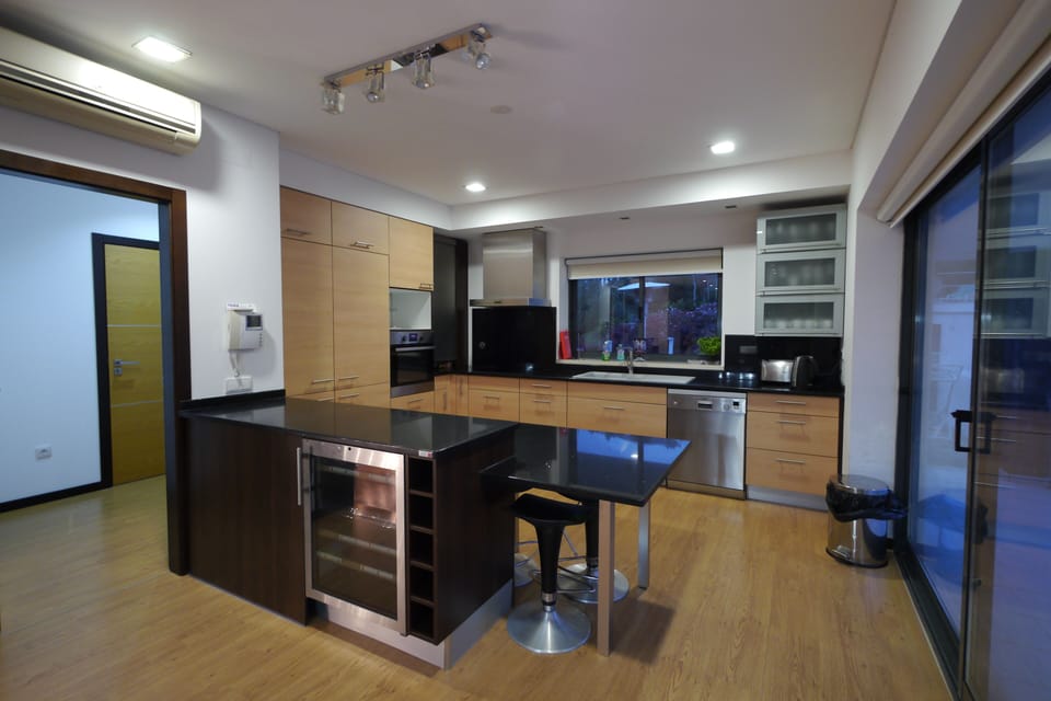 Kitchen - with wine chiller in foreground