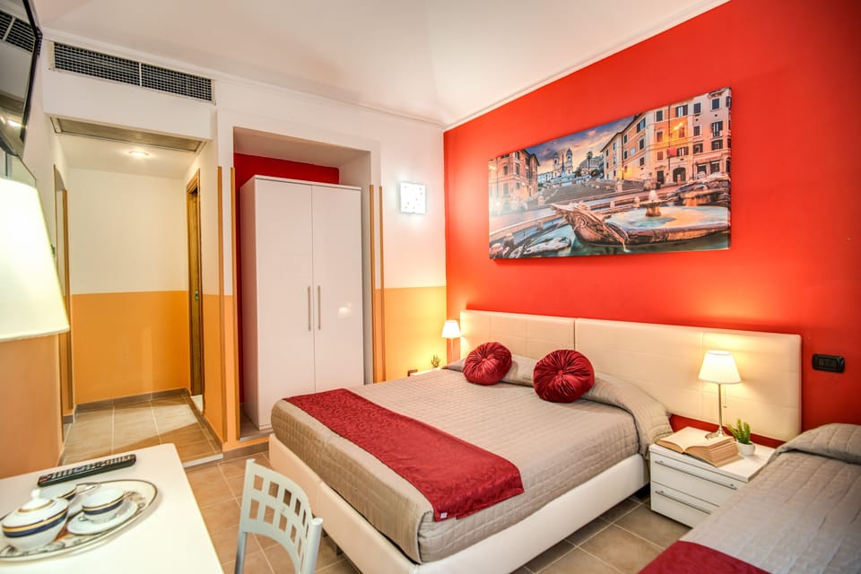 Triple Room | Egyptian cotton sheets, premium bedding, down comforters