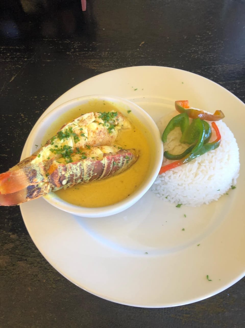or the BEST Coconut Curry Lobster!