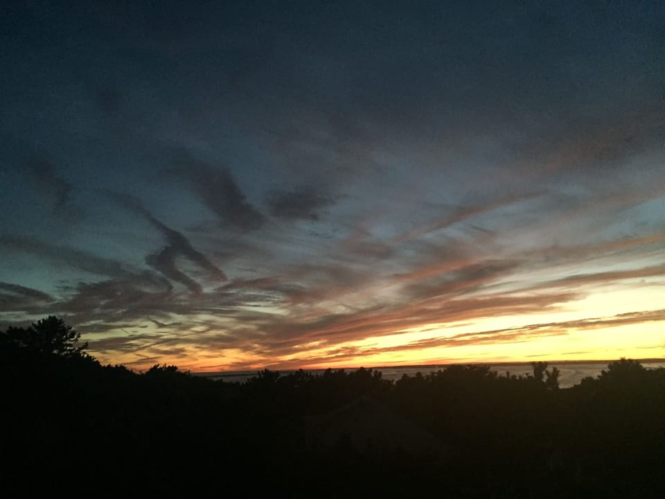 Sunset from home/deck