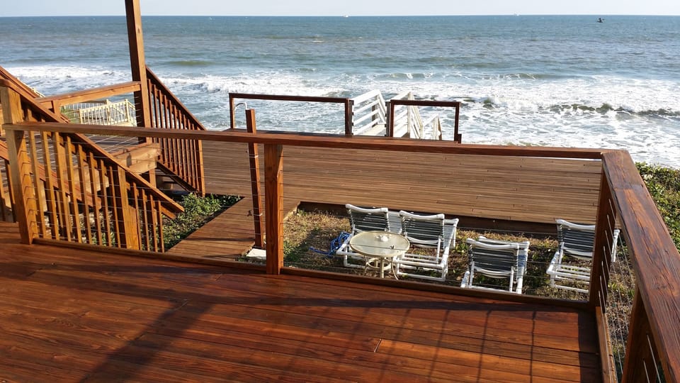 Your own ocean view from the deck outside the living room