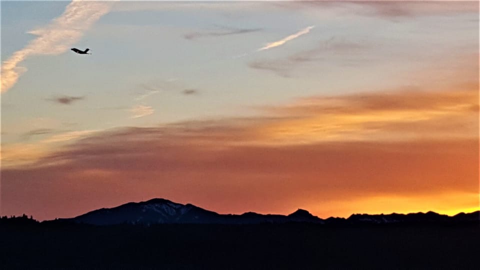 Spectacular sunset views right from the kitchen, dining room and family room