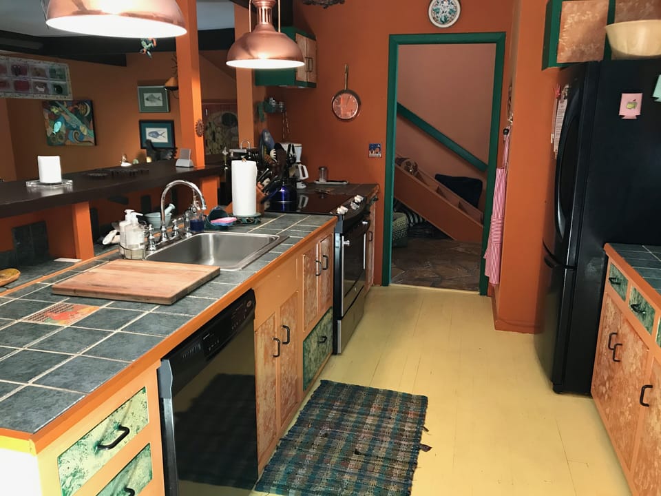 Fully stocked kitchen - we love to cook