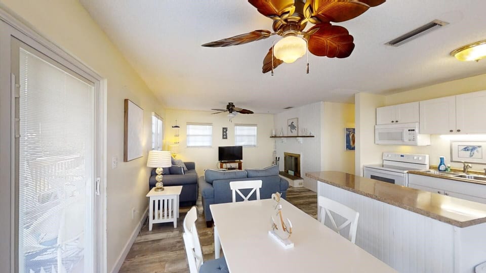 Dining area looking into Living area