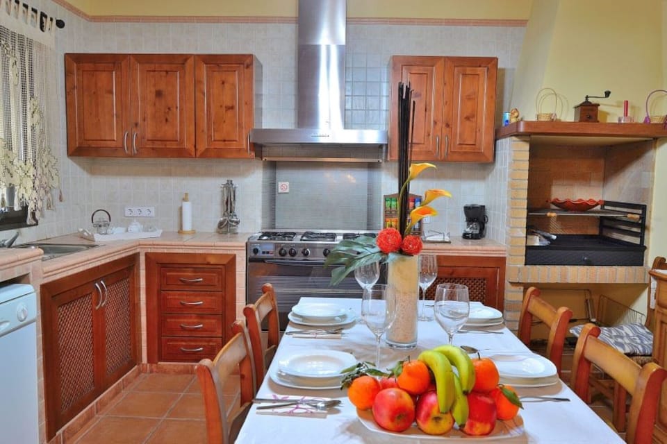 view of the villa kitchen for 4 people
