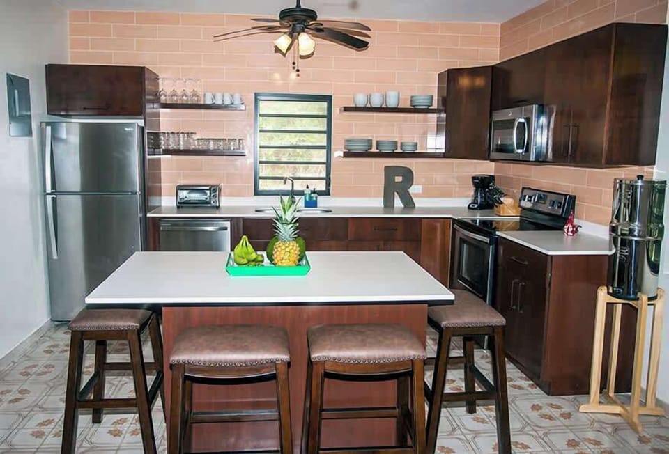 Fully stocked kitchen 