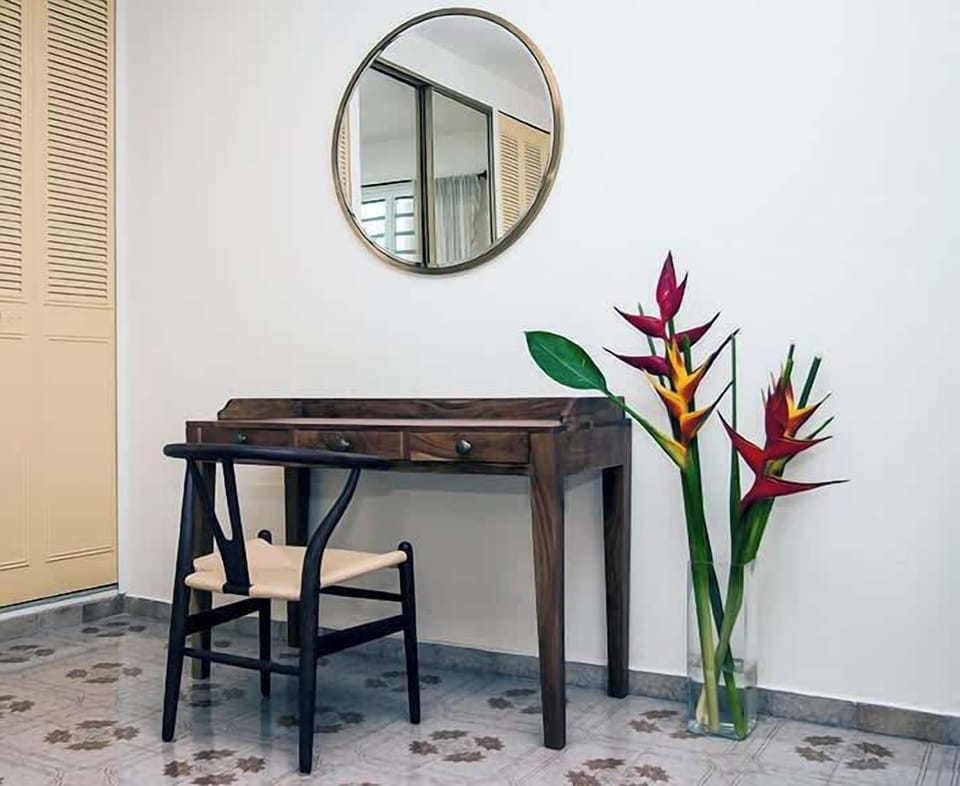 Desk and chair in the master bedroom