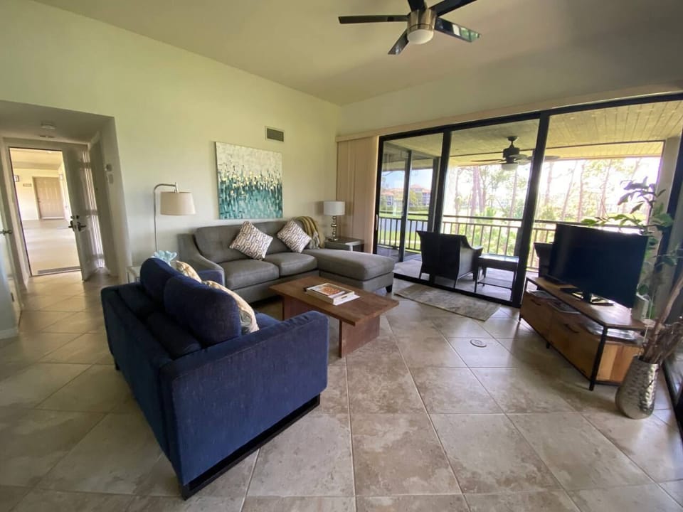 Living Room, L-shaped Pullout Couch