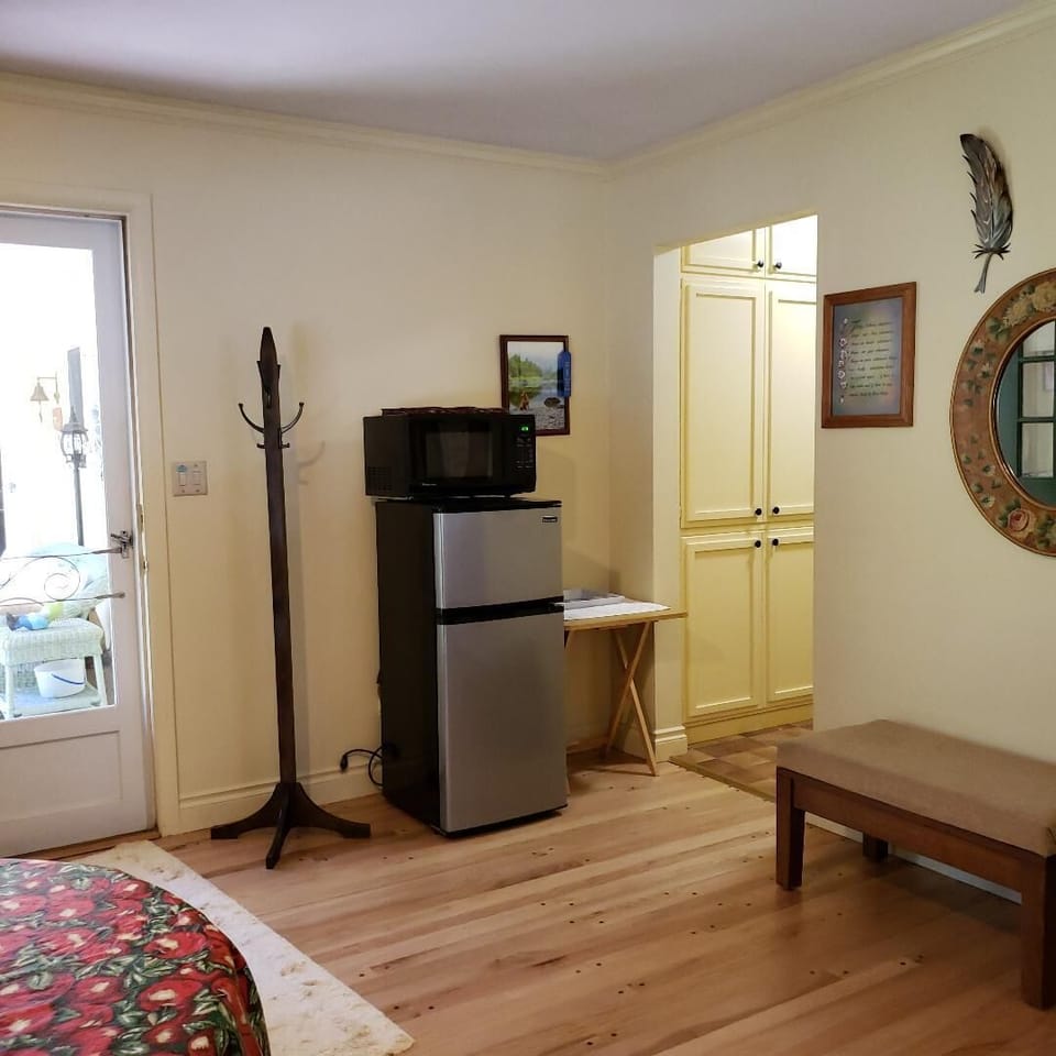 Refrigerator and microwave