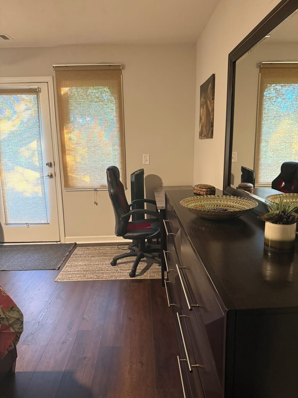 writing desk in master bedroom