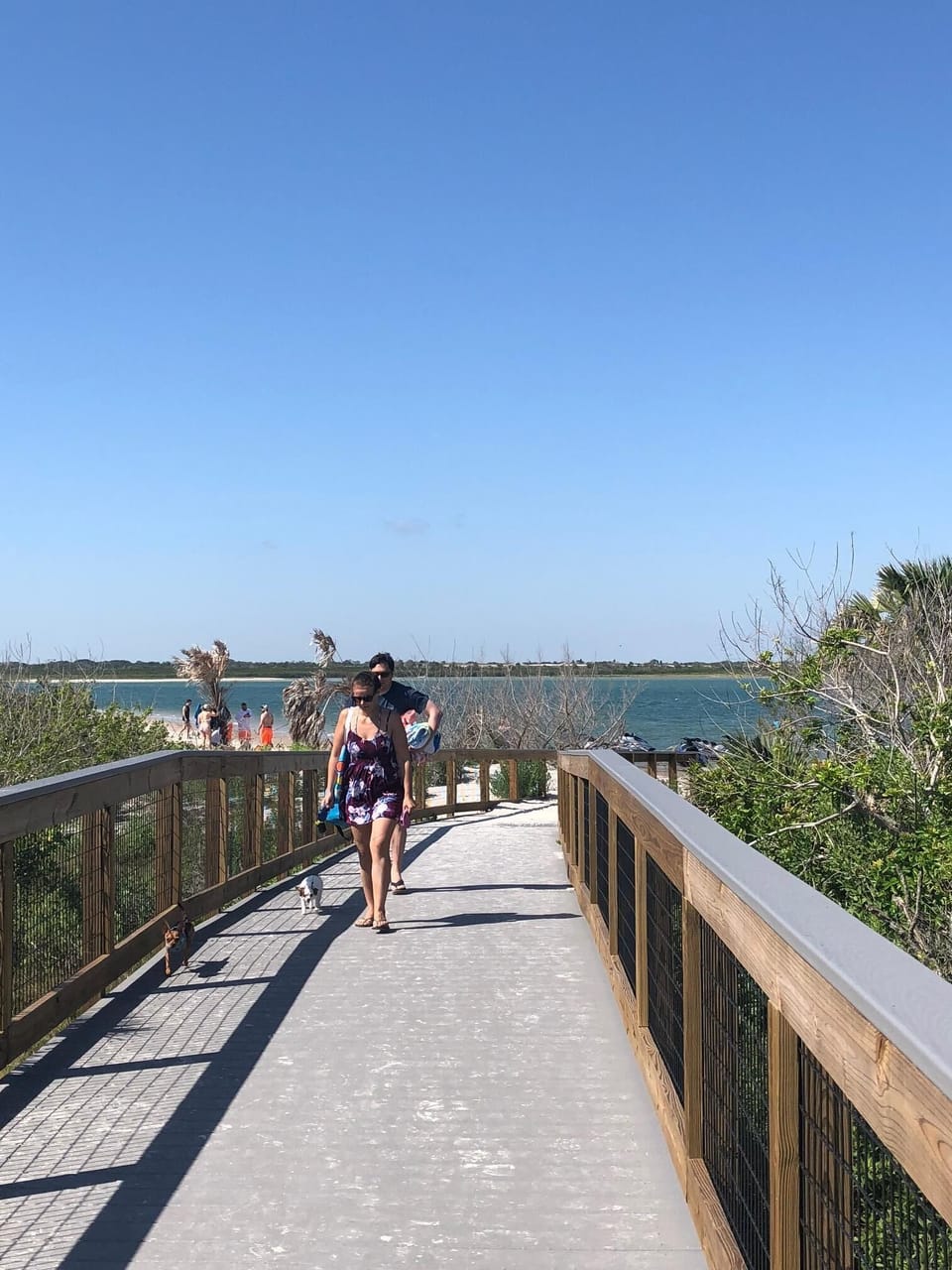 New Boardwalk to Dog Beach at Inlet Park.
