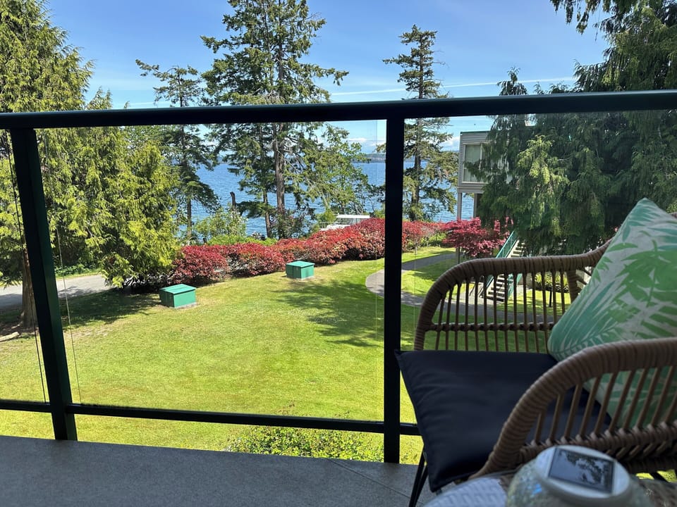 Sit on your private patio and just take in the views.