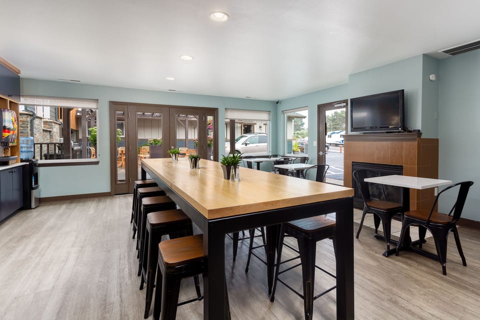 The Coho Oceanfront Lodge Hotel in Devils Lake