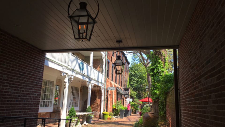 Directly next door to iconic, gas lit, Ivy Lane. 