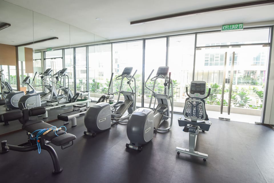 Well-equipped Gymroom
