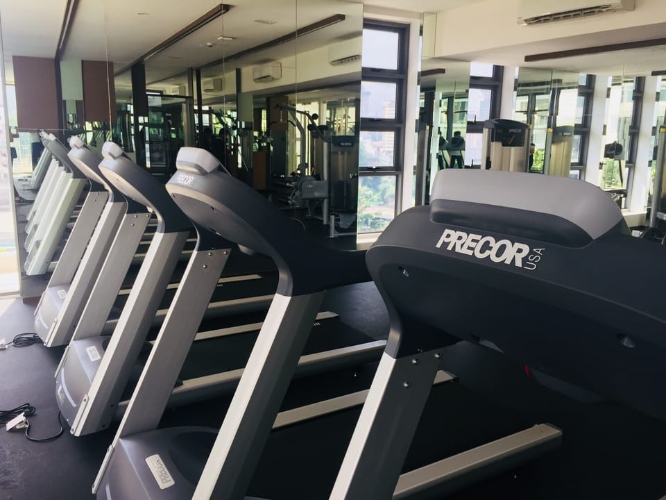 Well-equipped Gymroom