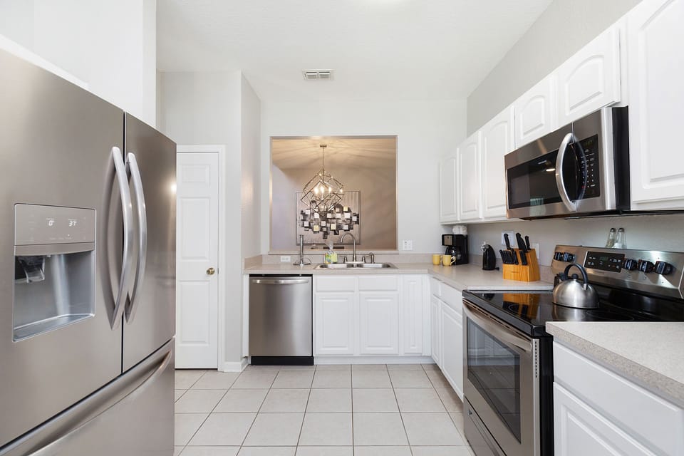 A fully-equipped kitchen with all you need to prepare delicious meals