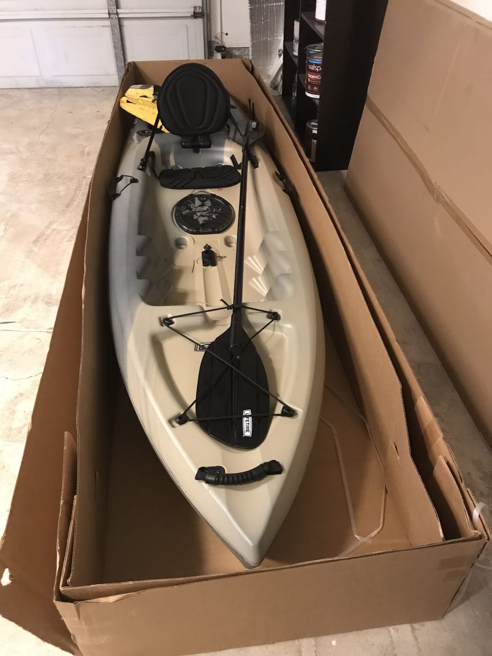 Kayak is available for use free of charge 