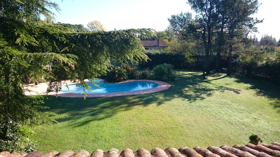View of Pool from one of the bedrooms