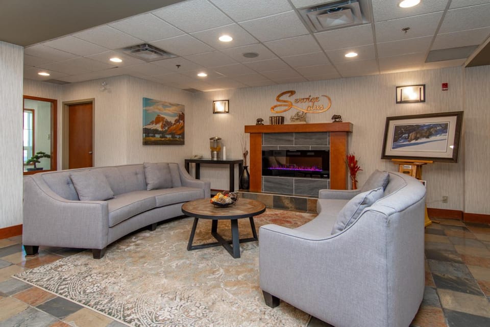 Lobby sitting area