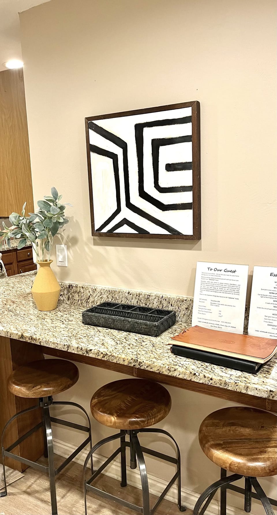 Additional area to eat or work from.