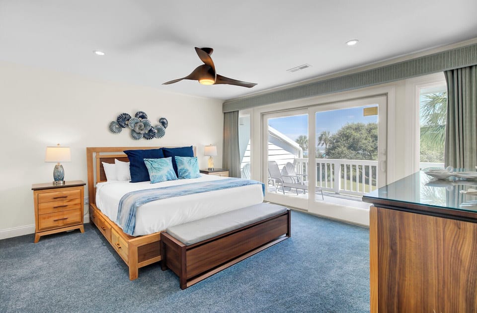 master bedroom with beach view