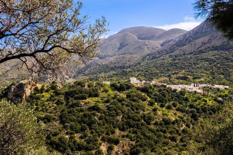The village of Lastros. One of the most beautiful and picturesque villages in Crete.