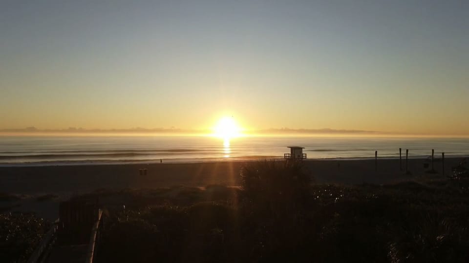 Sunrise View at Morning From Balcony