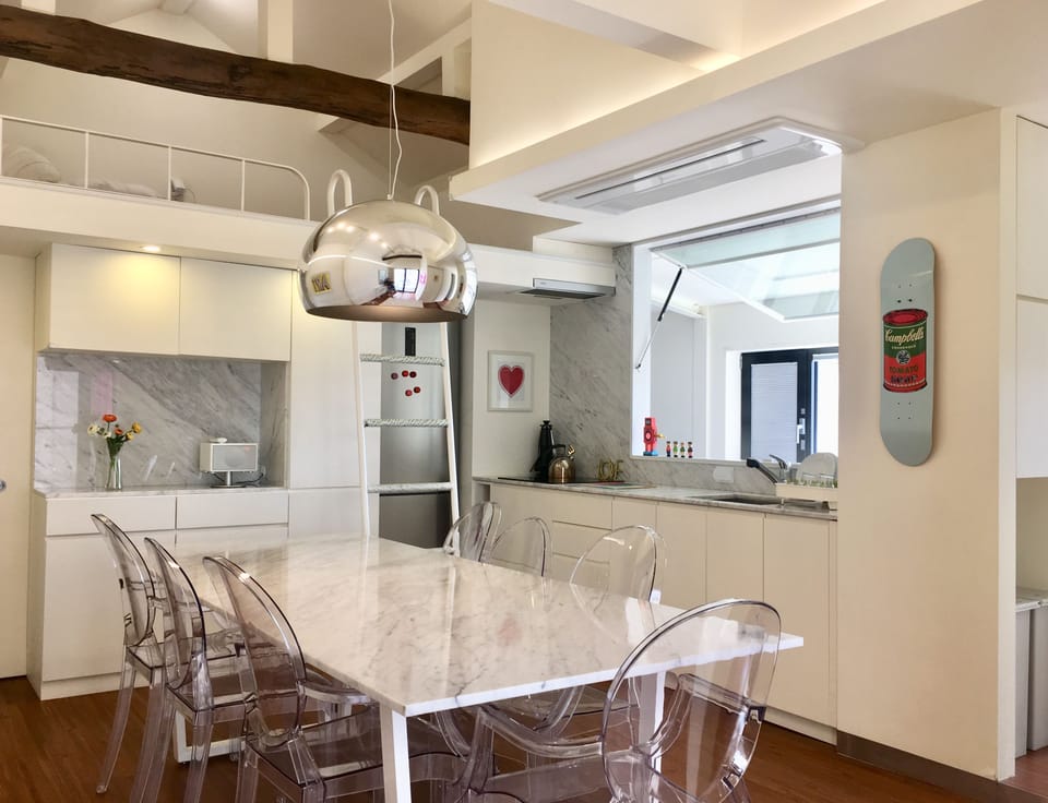 Apartment, 3 Bedrooms, Kitchen | Private kitchen | Shared fridge, microwave, cookware/dishes/utensils